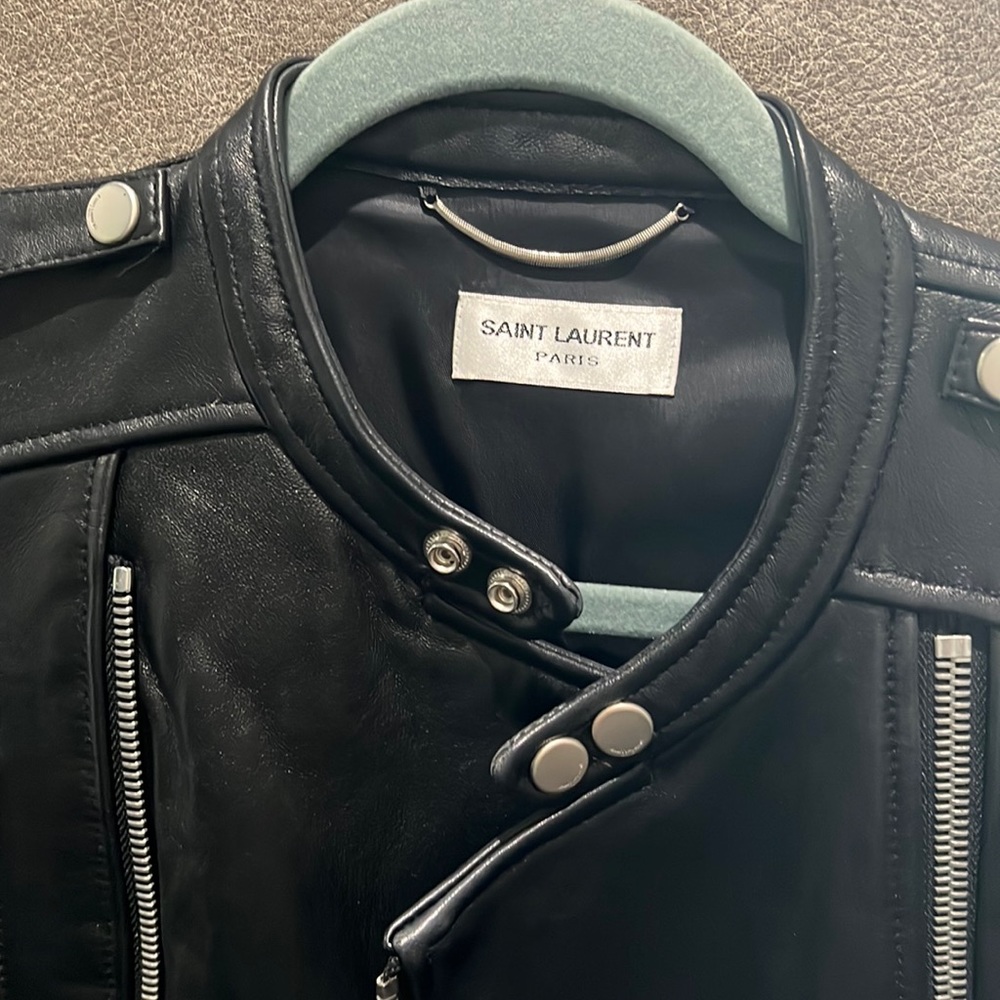 Saint Laurent leather jacket